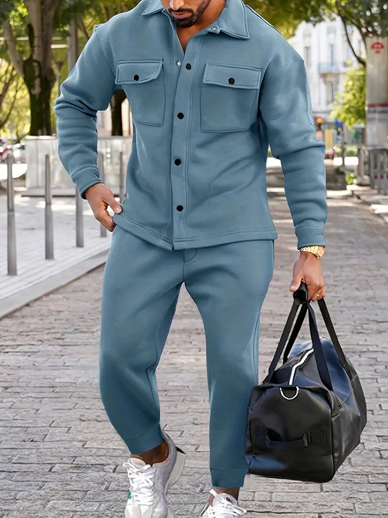 Heren Herfst Tweedelig Set | Utility, Comfort Fit