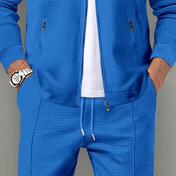 Heren Lente Tweedelig Set | Lichtgewicht, Slim Fit