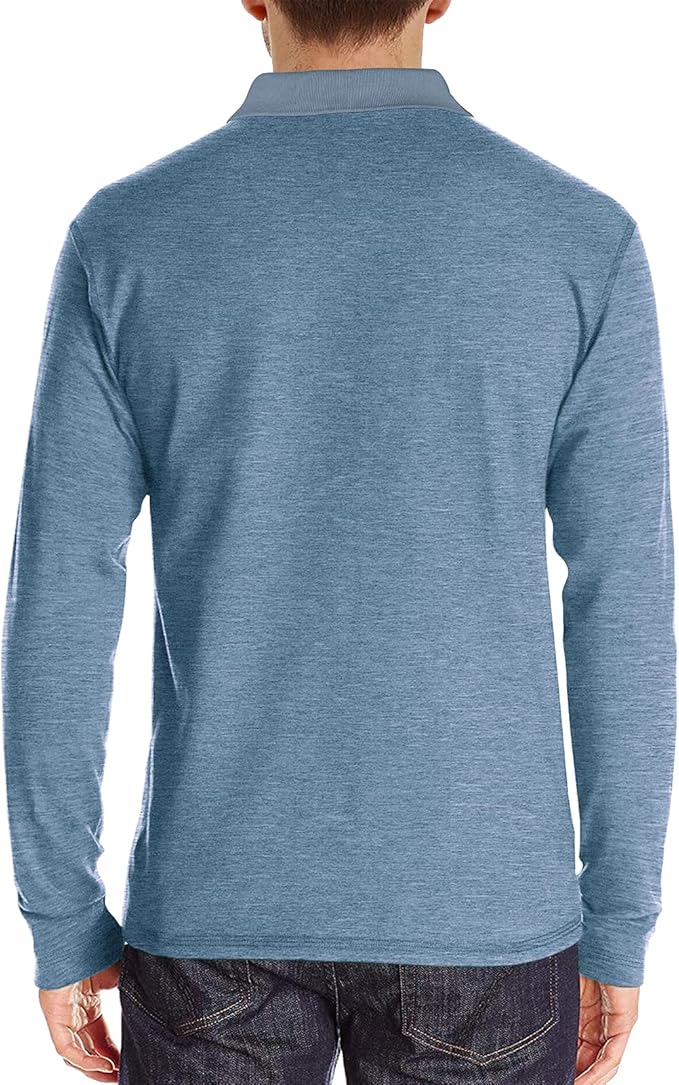 Heren Pullover Polohemd | Lange Mouwen