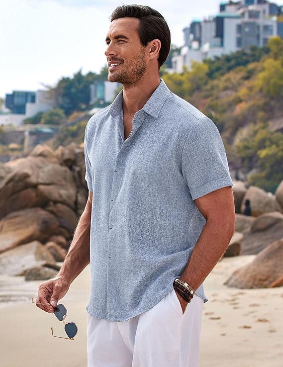 Heren Kort Hemd | Casual Zomerstijl