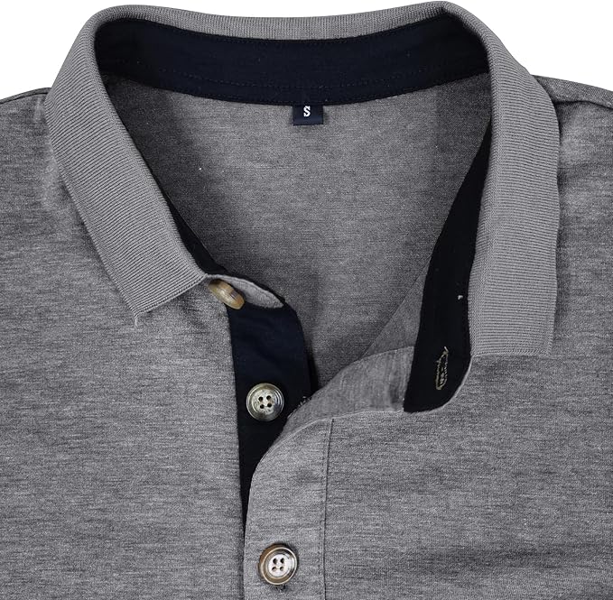 Heren Pullover Polohemd | Lange Mouwen