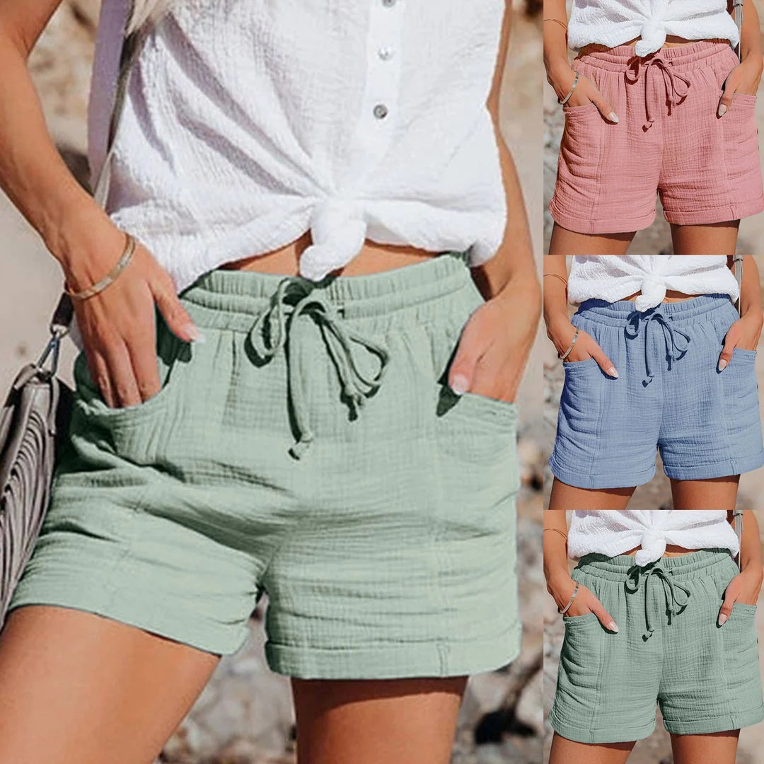 Dames Zomer Stoffen Shorts | Lichtgewicht, Comfortabel