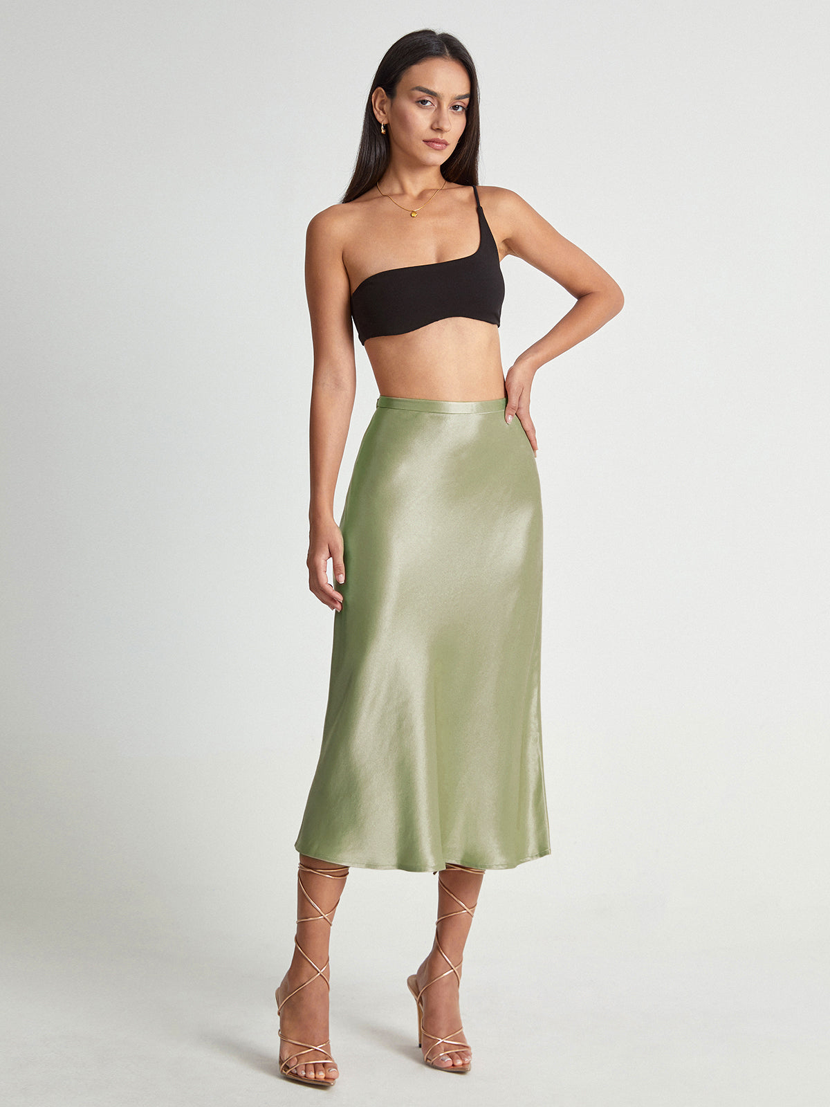 Dames Elegante Zomer Rok | Lang, Plissé