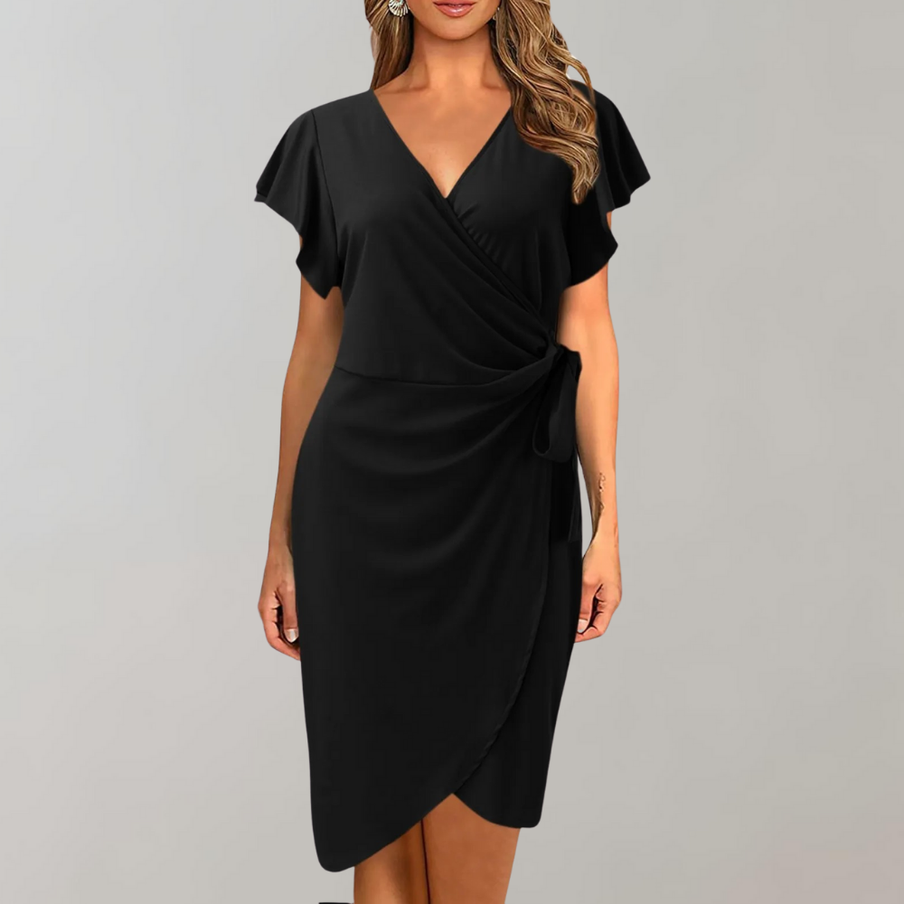 Dames Zomer Jurk | Kort, Wikkeldesign