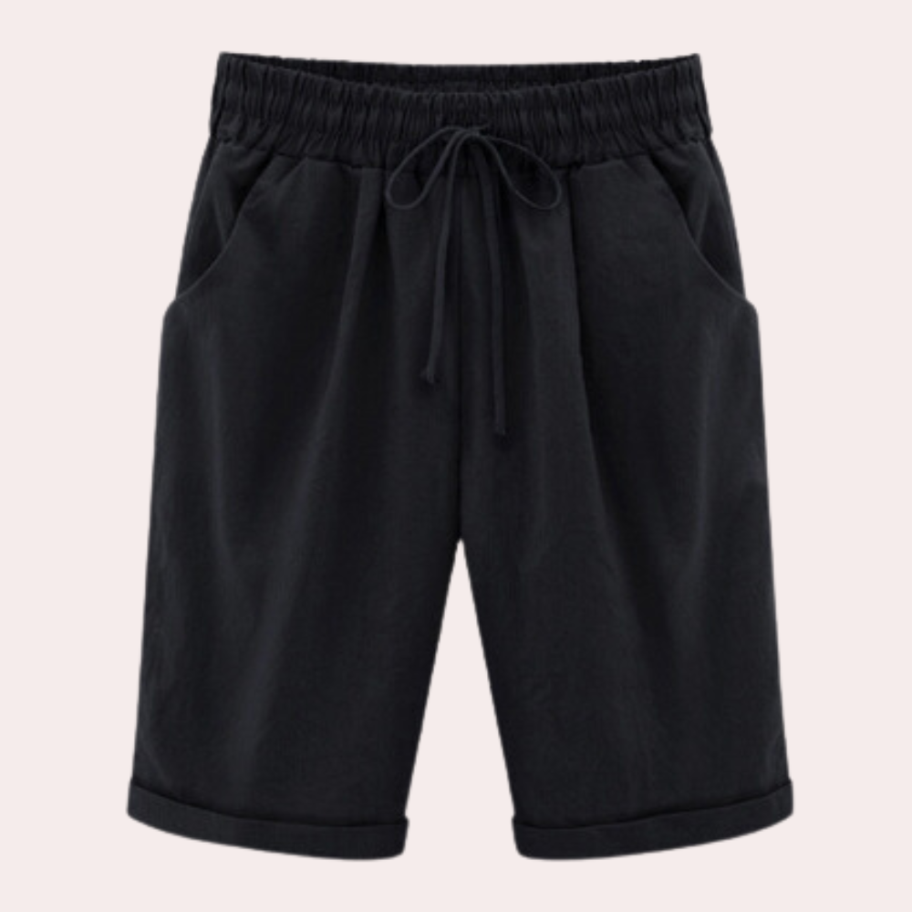 Dames Zomer Stoffen Shorts | Lichtgewicht, Met Trekkoord