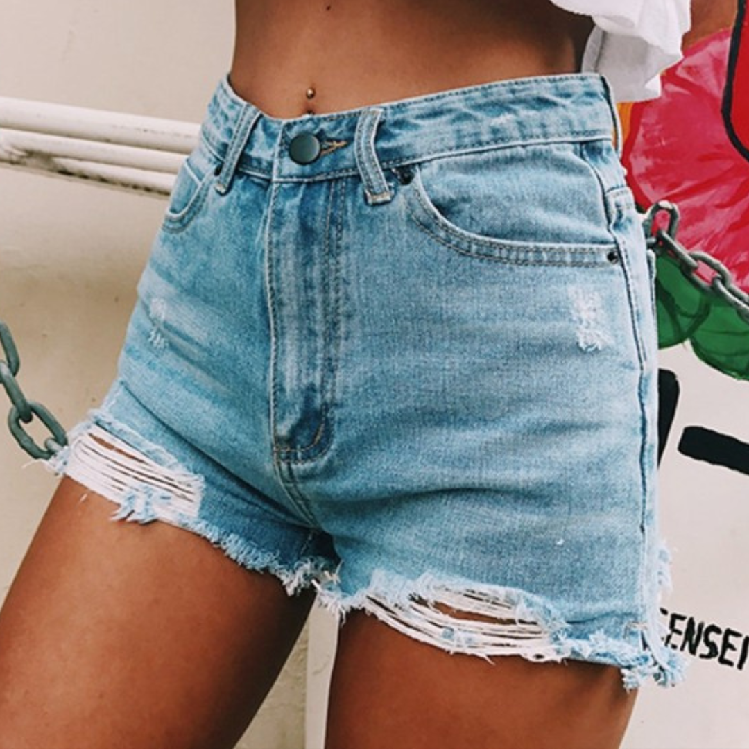Dames Zomer Spijkershorts | Kort, Gescheurd