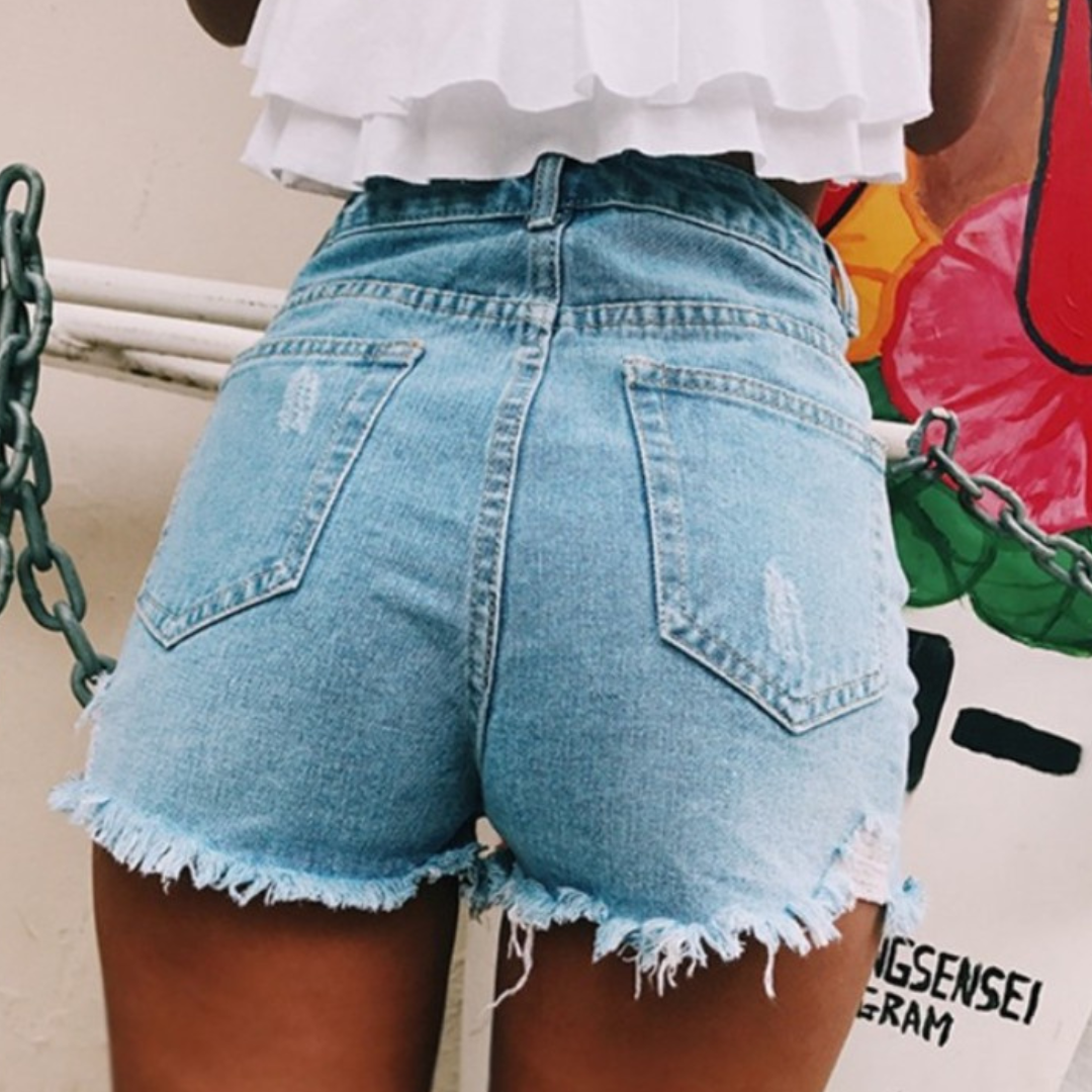 Dames Zomer Spijkershorts | Kort, Gescheurd