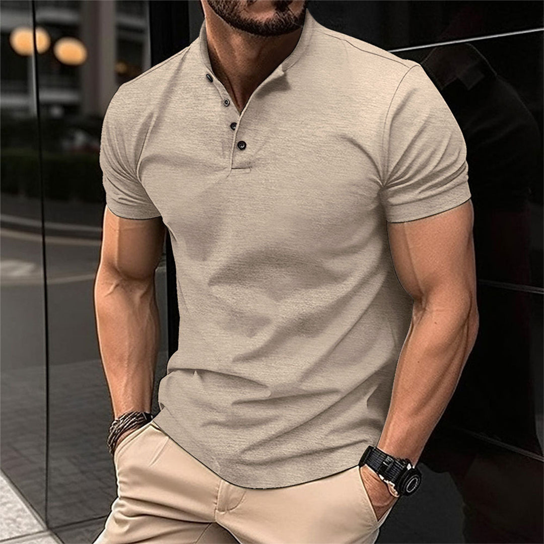 Heren Modern Polohemd | Korte Mouwen
