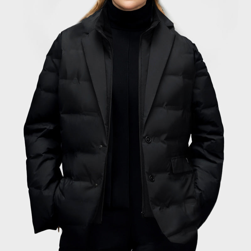 Dames Winter Donsjas | Lang, Met Knopen