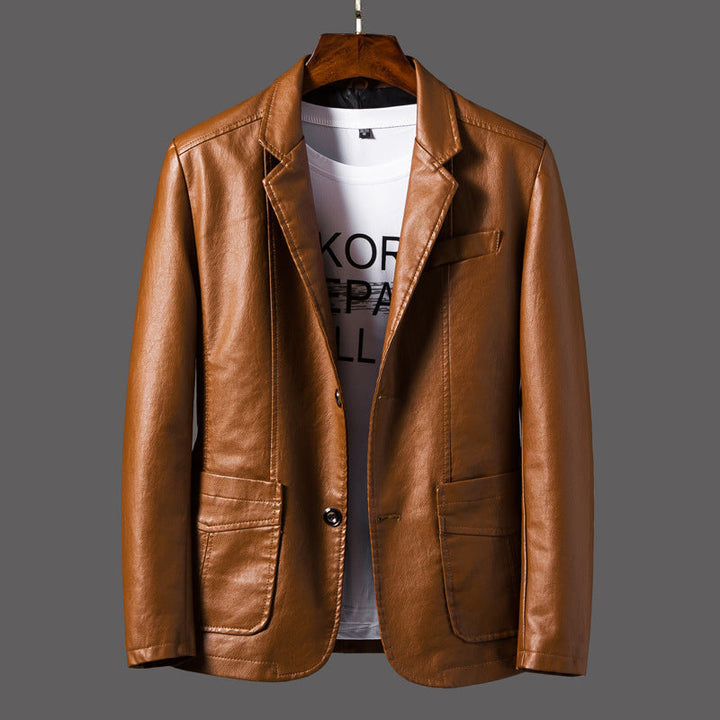 Heren Leder Jacke | Lichtgewicht, Kurz