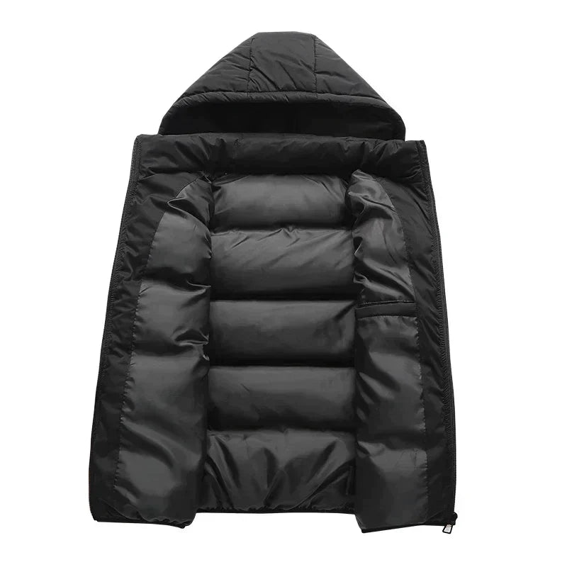 Heren Stevige Winter Weste | Kap, Ritssluiting