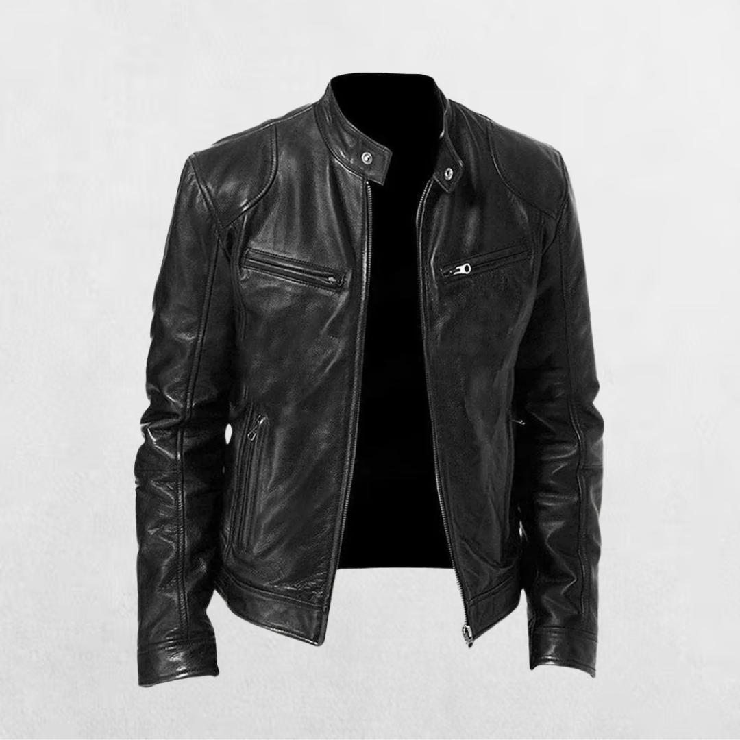 Casual leren jas voor heren | Stijlvol, Comfortabel, Duurzaam