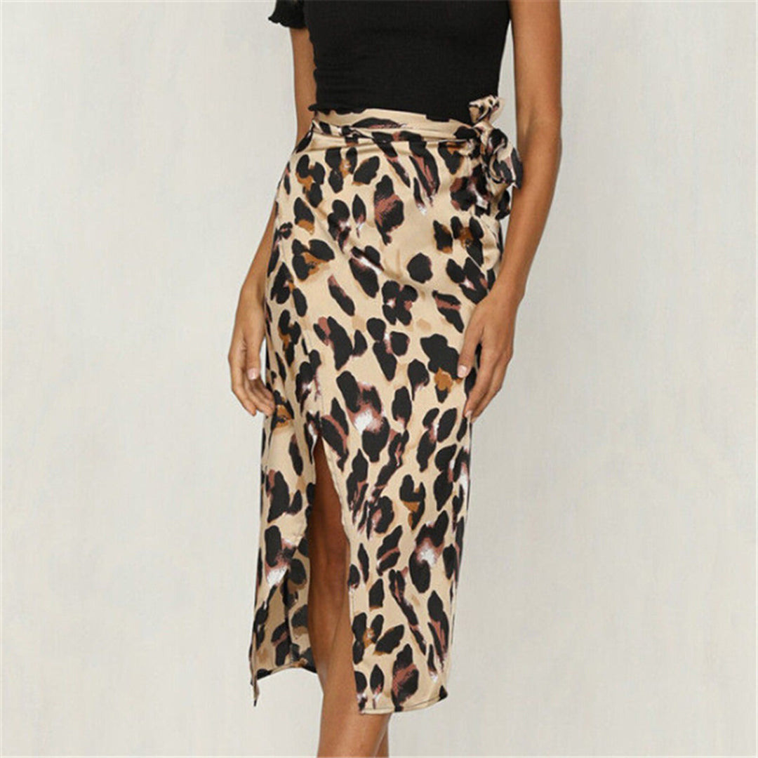 Dames Zomer Bleistift Rok | Kort, Met Strikdetail