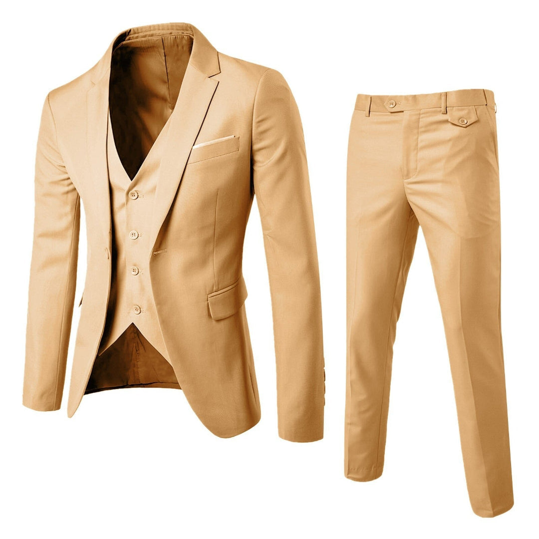 Heren Modern Tweedelig Pak | Gilet, Slim Fit