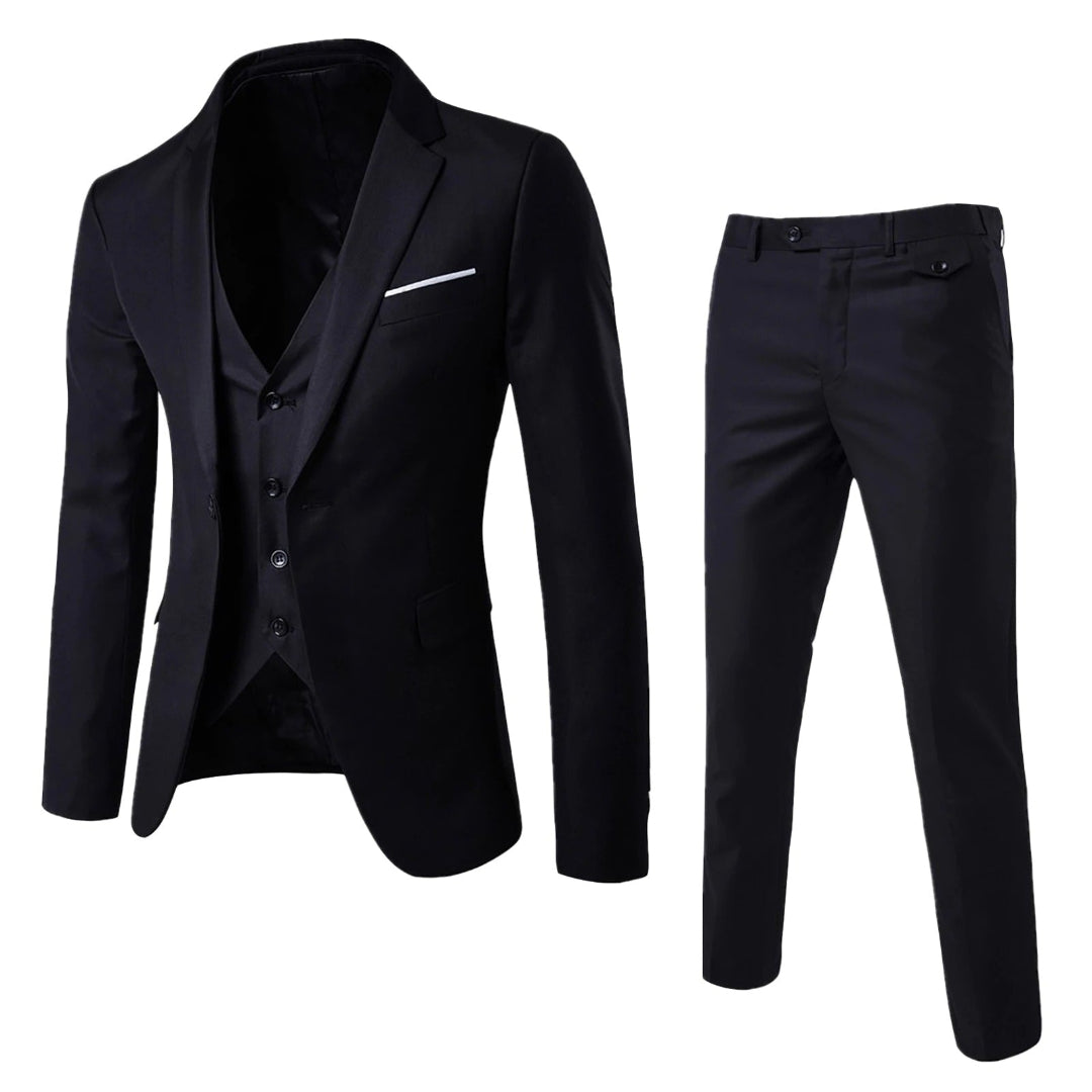 Heren Modern Tweedelig Pak | Gilet, Slim Fit