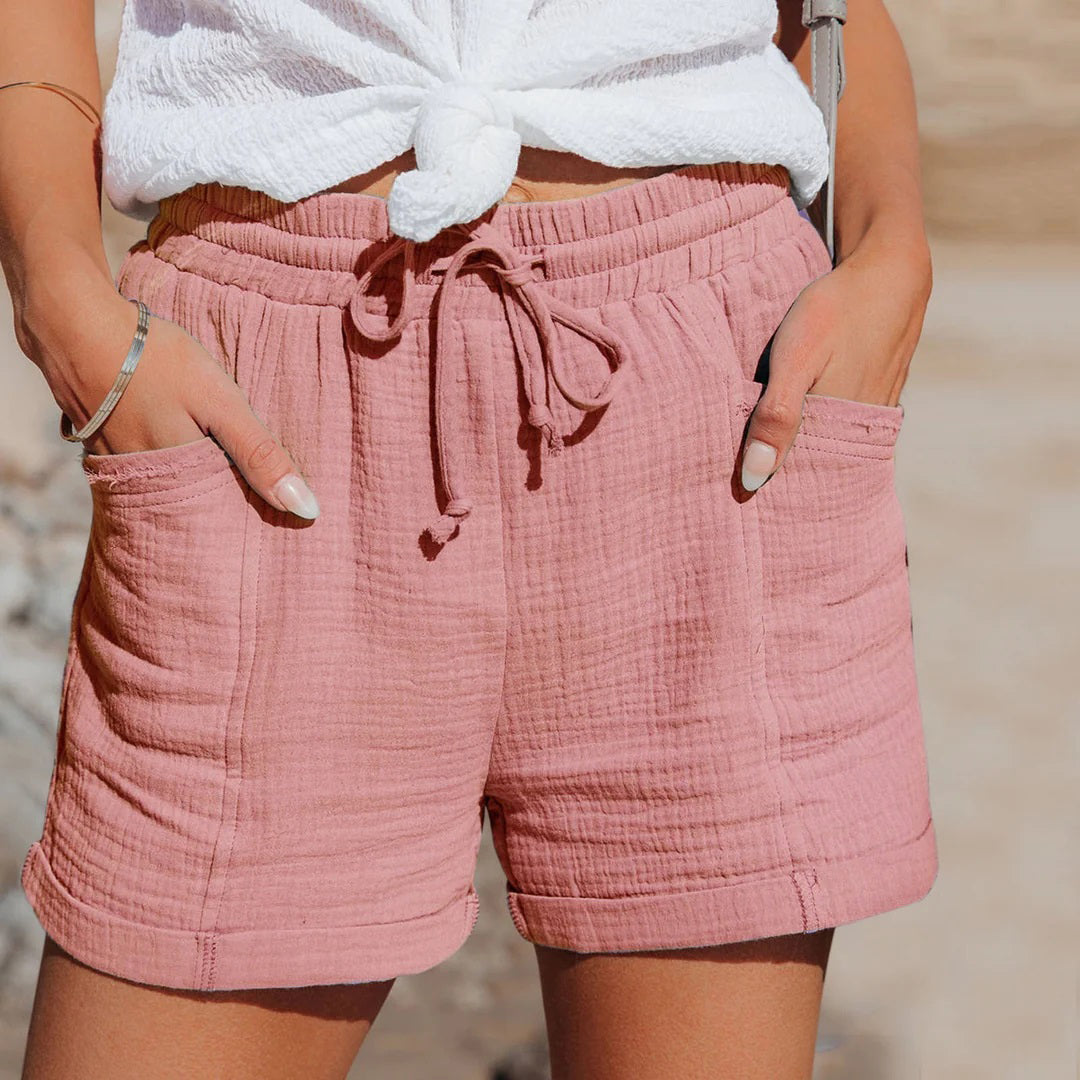 Dames Zomer Stoffen Shorts | Lichtgewicht, Comfortabel