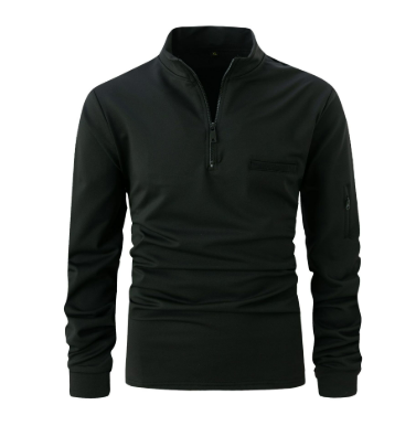 Heren Sportieve Lente Pullover | Half-Rits, Lichtgewicht