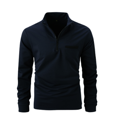 Heren Sportieve Lente Pullover | Half-Rits, Lichtgewicht