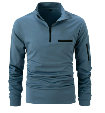 Heren Sportieve Lente Pullover | Half-Rits, Lichtgewicht