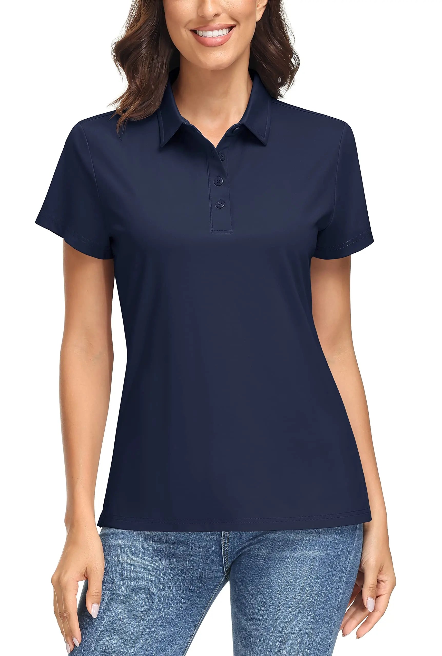 Dames Casual Zomer Poloshirt | Kurzarm, Lichtgewicht