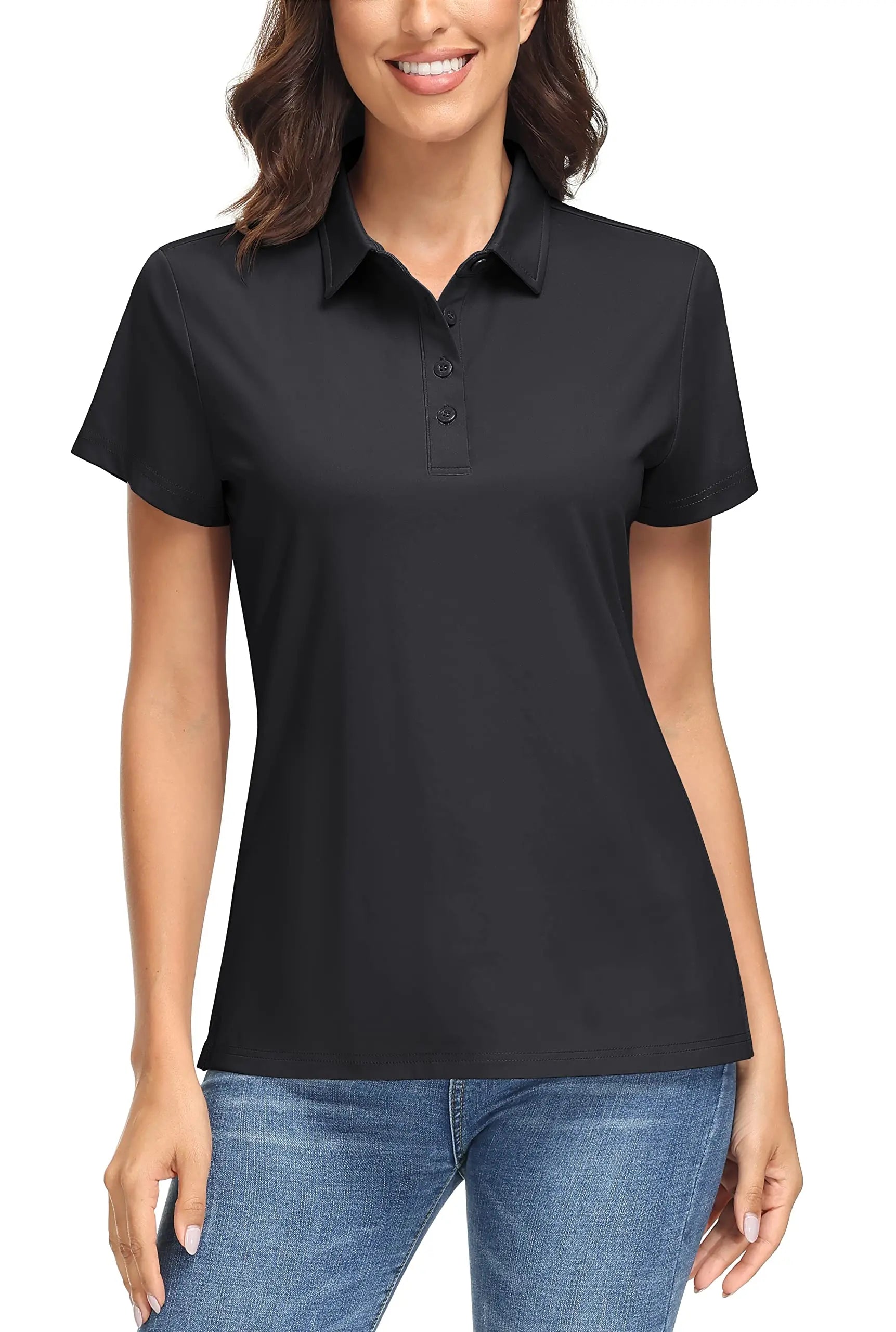 Dames Casual Zomer Poloshirt | Kurzarm, Lichtgewicht
