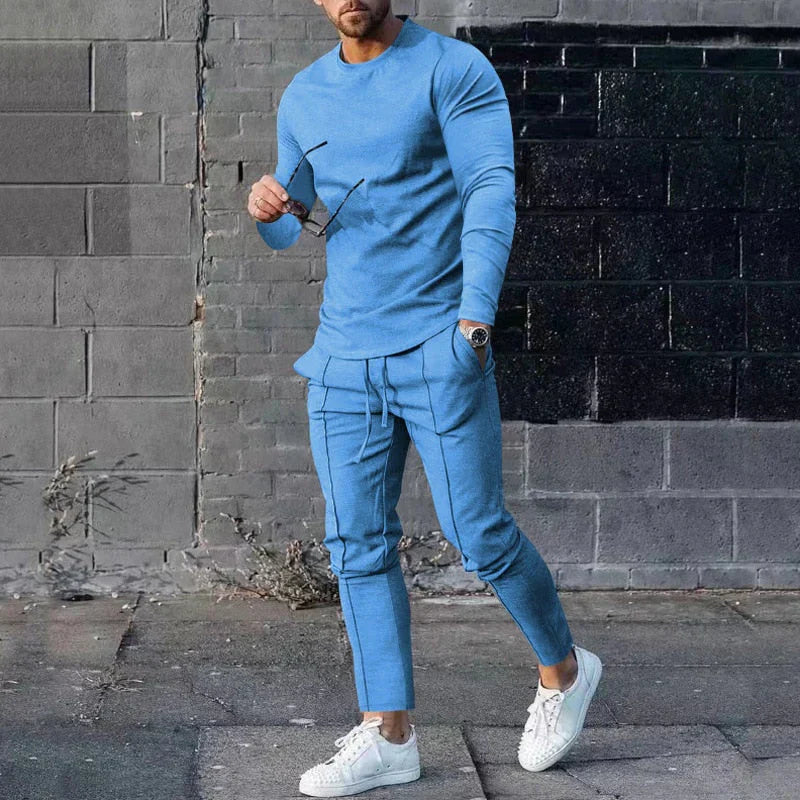 Heren Sportieve Lente Set | Slim Fit, Joggingbroek