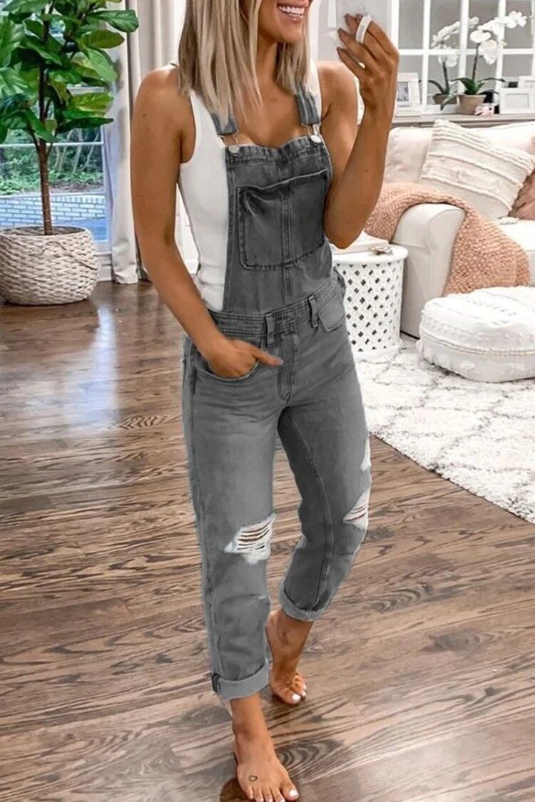 Dames spijker jumpsuit | Casual kledingstijl