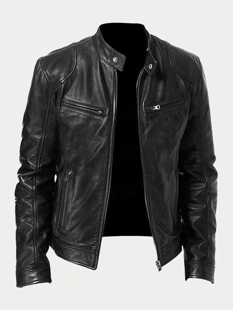 Casual leren jas voor heren | Stijlvol, Comfortabel, Duurzaam