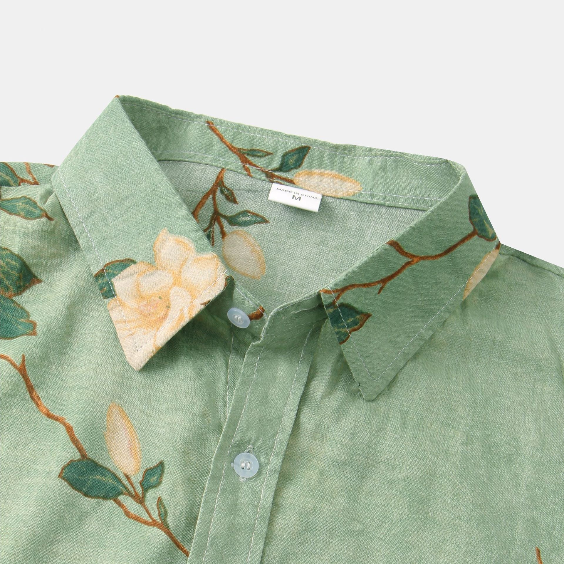 Heren Bedrukt Shirt | Zomerse Stijl