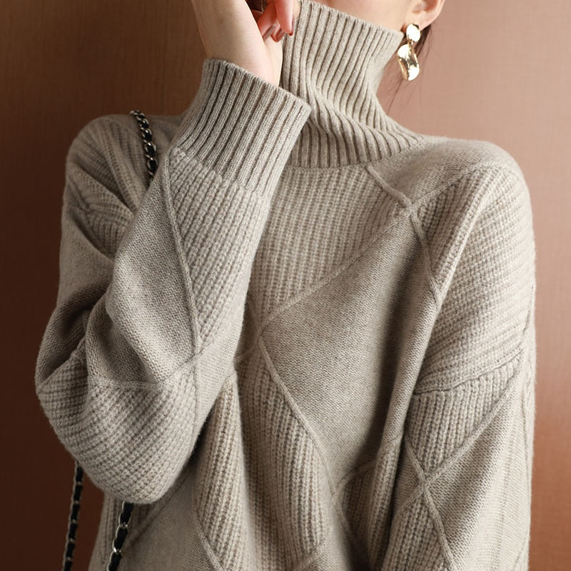 Dames Oversized Pullover | Lang, Structuur