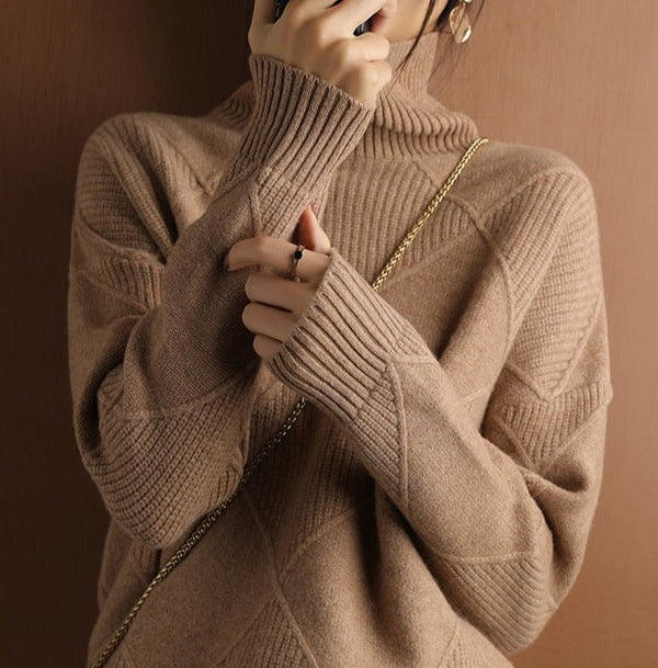 Dames Oversized Pullover | Lang, Structuur