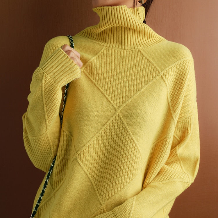 Dames Oversized Pullover | Lang, Structuur