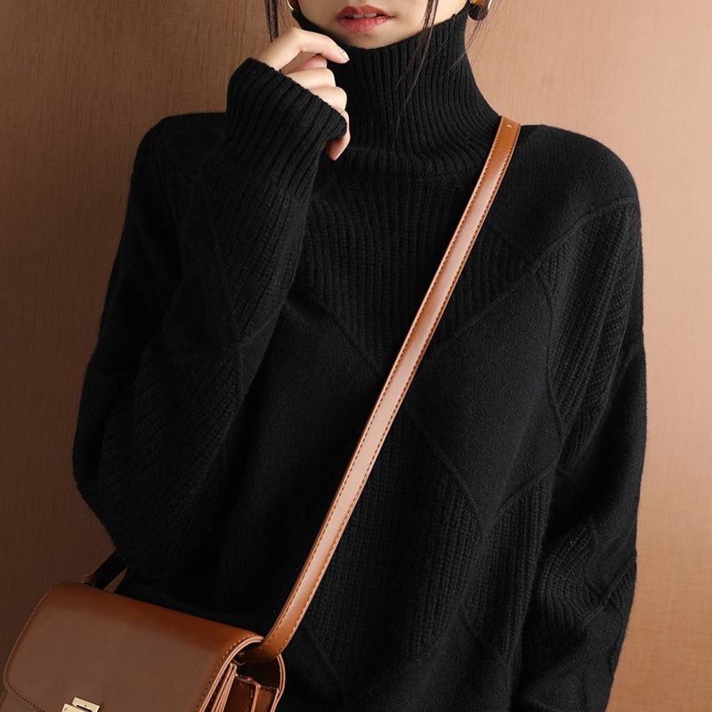 Dames Oversized Pullover | Lang, Structuur