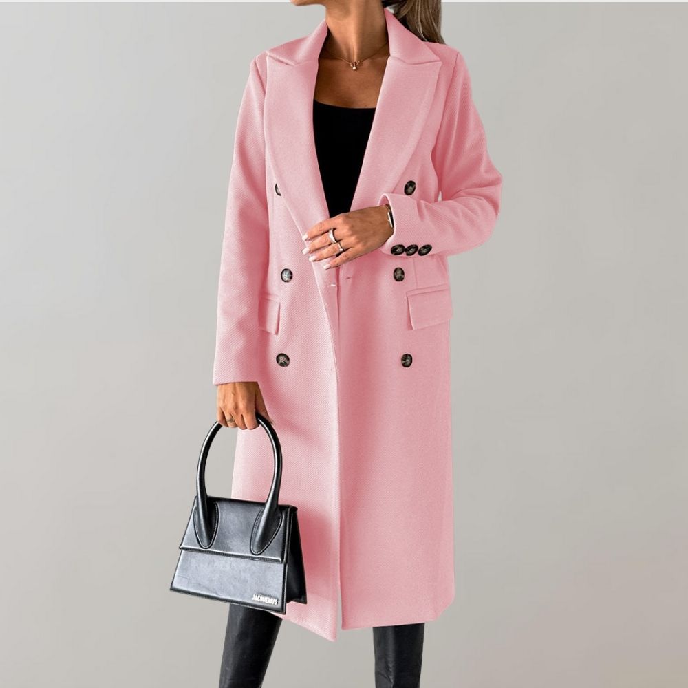 Dames Winter Mantel | Lang, Dubbelrijig