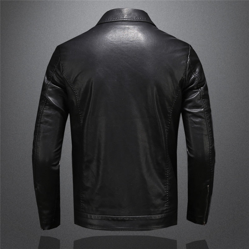 Heren Leder Jacke | Kurz, Lichtgewicht