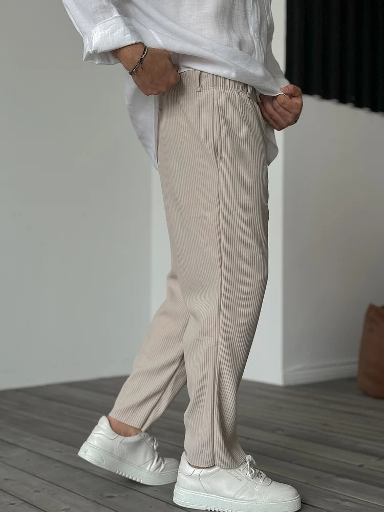 Heren Zomer Broek | Lichtgewicht, Geribbeld