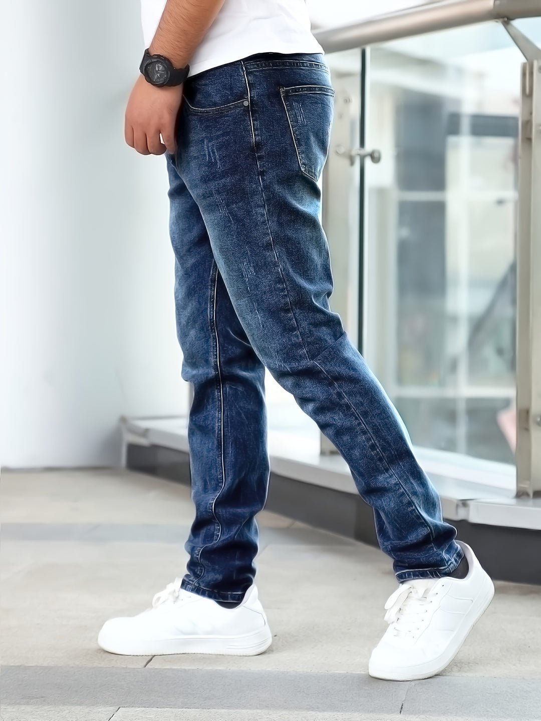 Heren Jeans Broek | Lichte Wassing