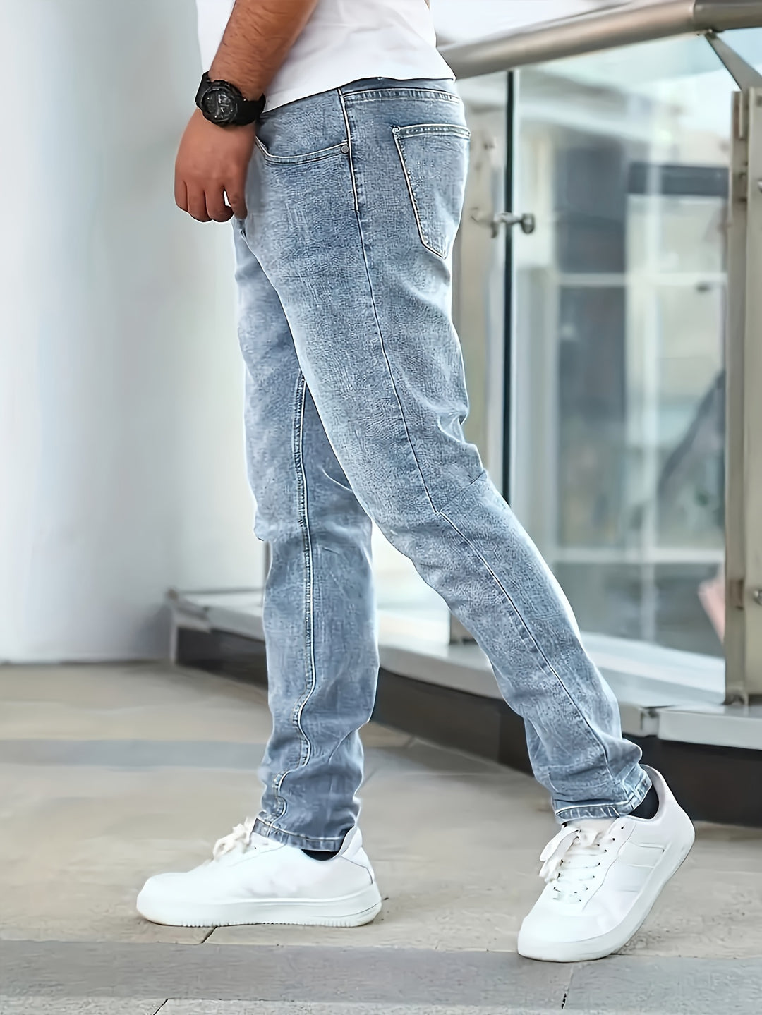 Heren Jeans Broek | Lichte Wassing