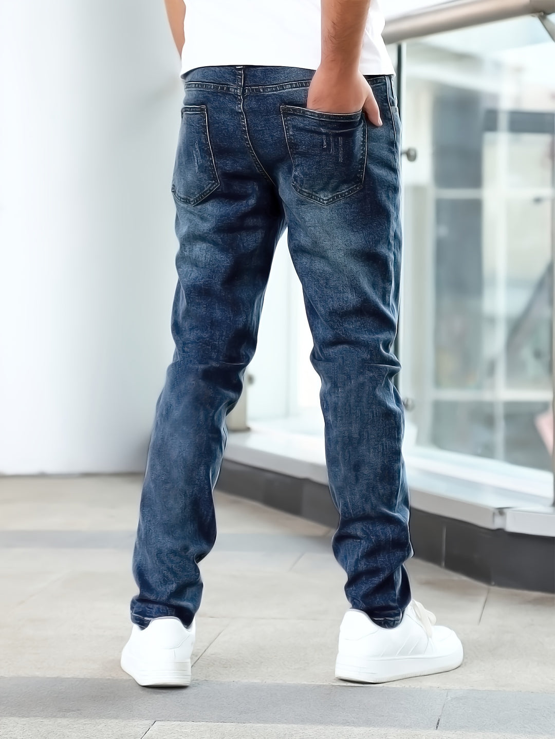 Heren Jeans Broek | Lichte Wassing