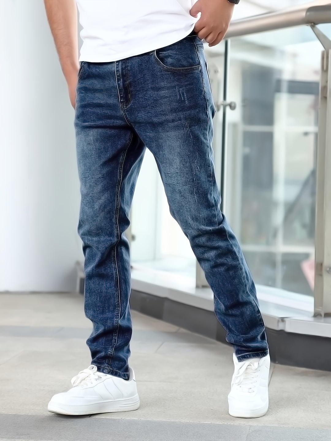 Heren Jeans Broek | Lichte Wassing