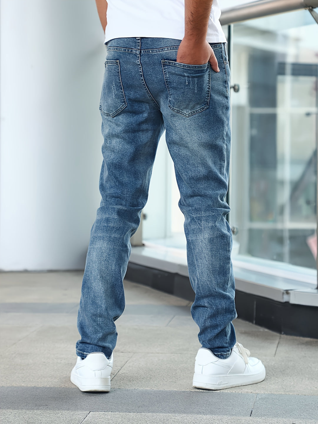 Heren Jeans Broek | Lichte Wassing