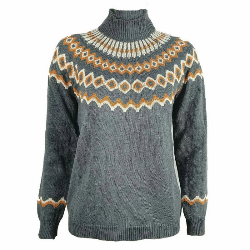 Dames Gebreide Pullover | Norweger, Warm