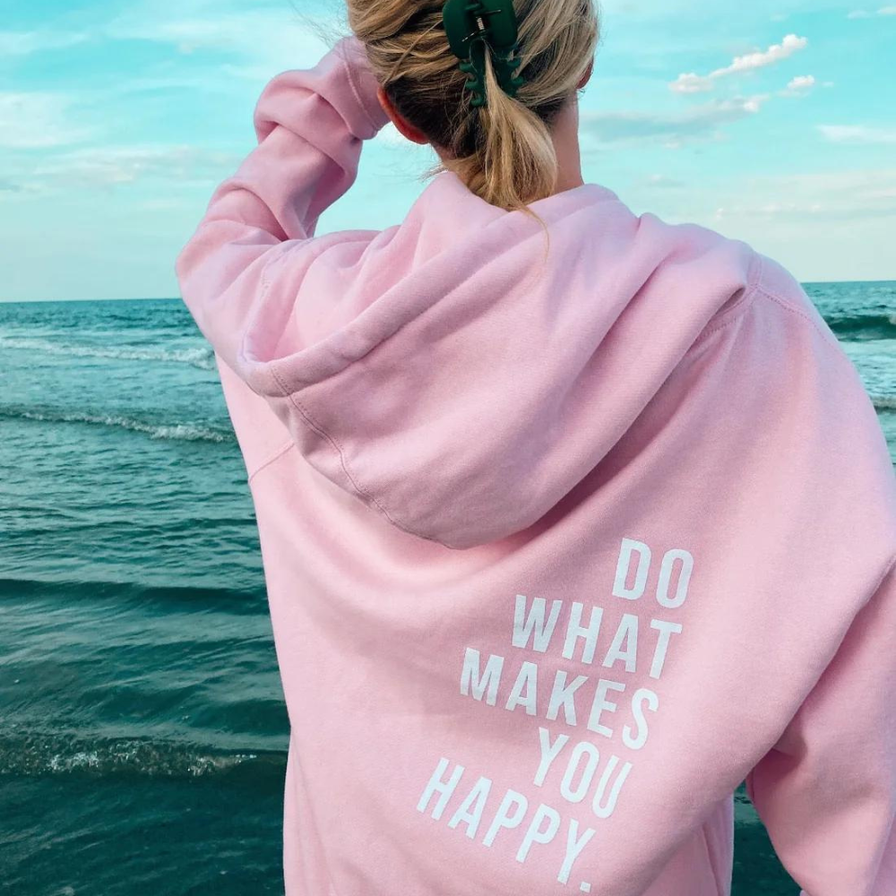 Dames oversized hoodie met print | Comfortabel, casual