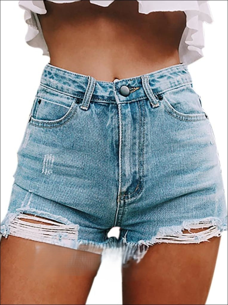 Dames Zomer Spijkershorts | Kort, Gescheurd